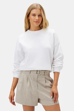 Tops|Sweaters & Cardigans^Amour Vert Abbie Sweatshirt White