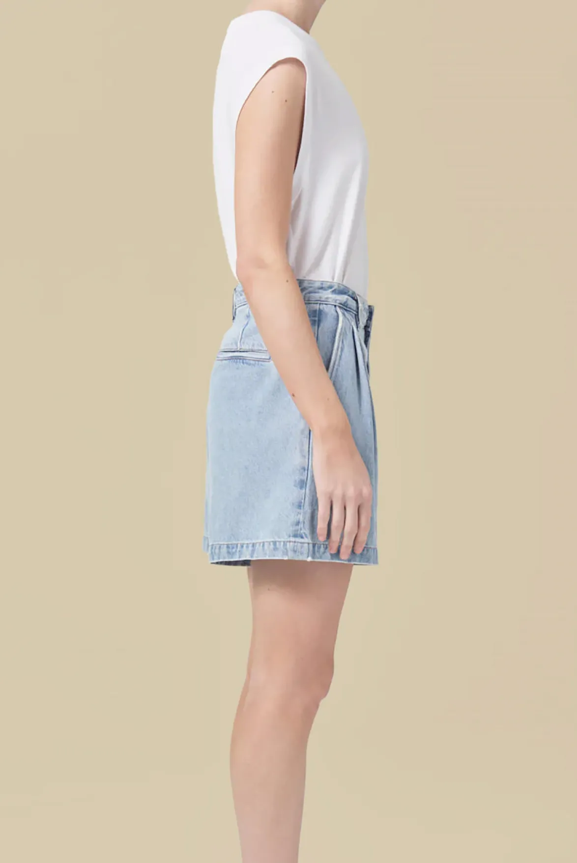 Shorts|Clearance^Amour Vert AGOLDE Becker Denim Short Rotate