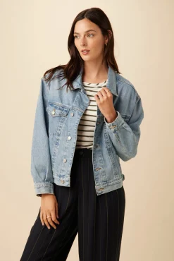 Denim|Clearance^Amour Vert AGOLDE Charli Denim Jacket Debate