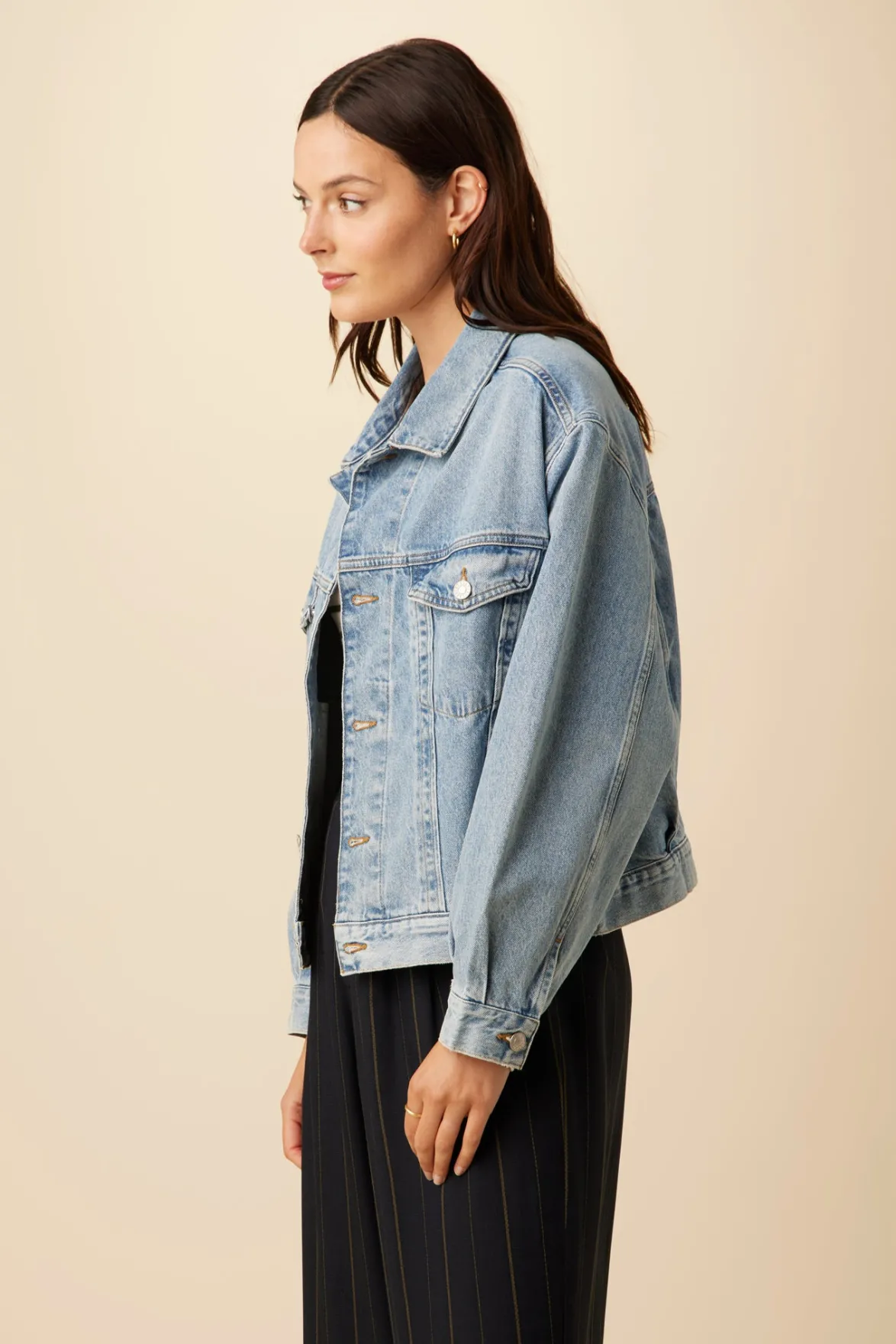 Denim|Clearance^Amour Vert AGOLDE Charli Denim Jacket Debate