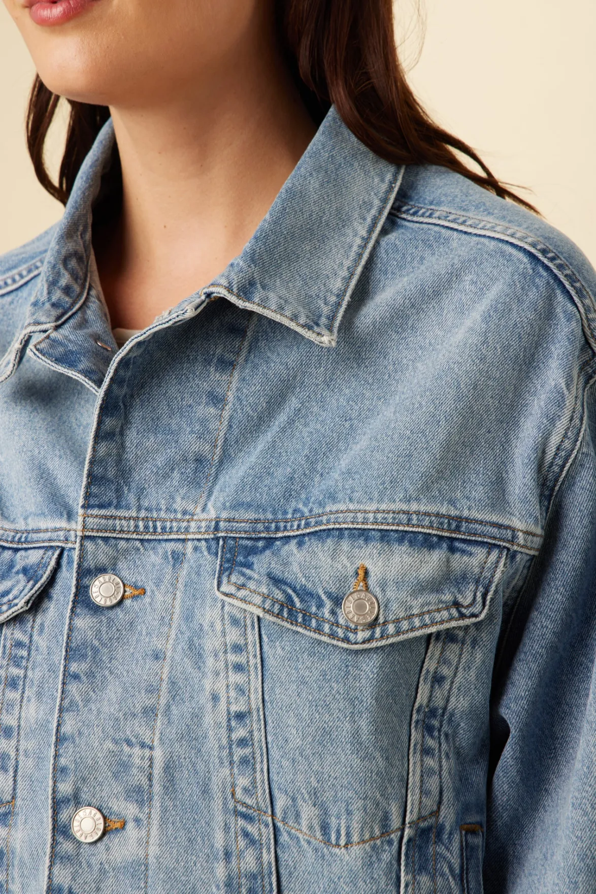Denim|Clearance^Amour Vert AGOLDE Charli Denim Jacket Debate