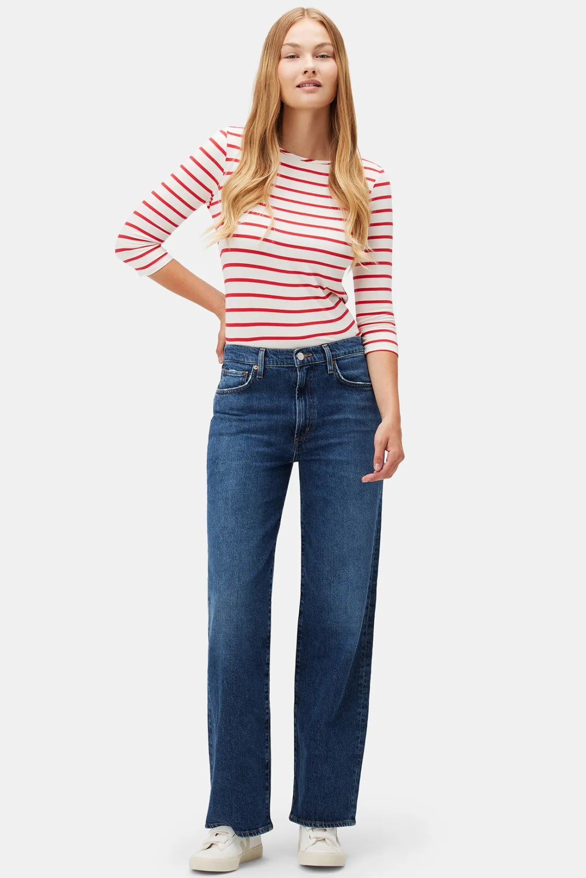 Pants|Denim^Amour Vert AGOLDE Harper Wide Straight Jean Tempo