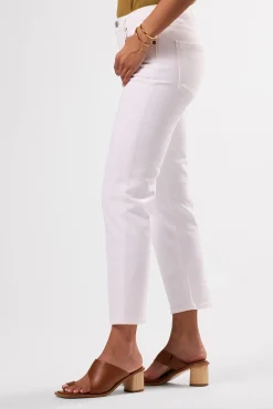 Denim|Pants^Amour Vert AGOLDE Kye Mid Rise Straight Crop SourCream