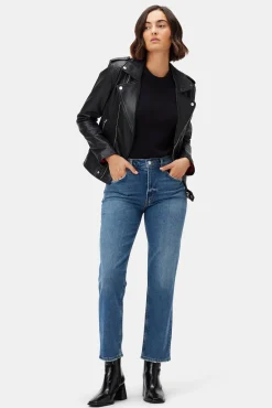 Denim|Pants^Amour Vert AGOLDE Kye Mid Rise Straight Crop Notions