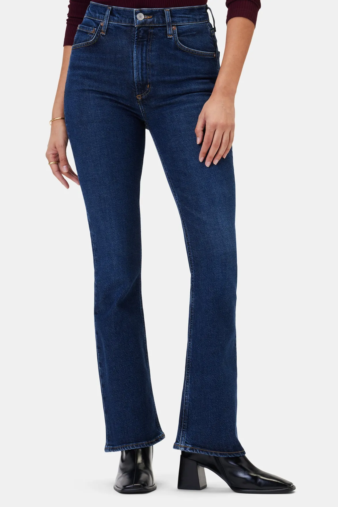 Denim|Pants^Amour Vert AGOLDE Nico High Rise Slim Boot Song