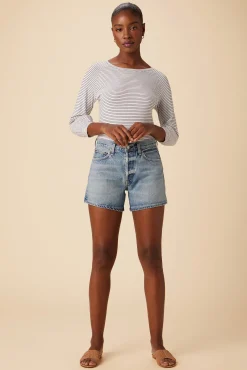 Clearance^Amour Vert AGOLDE Parker Long Denim Short Occurrence