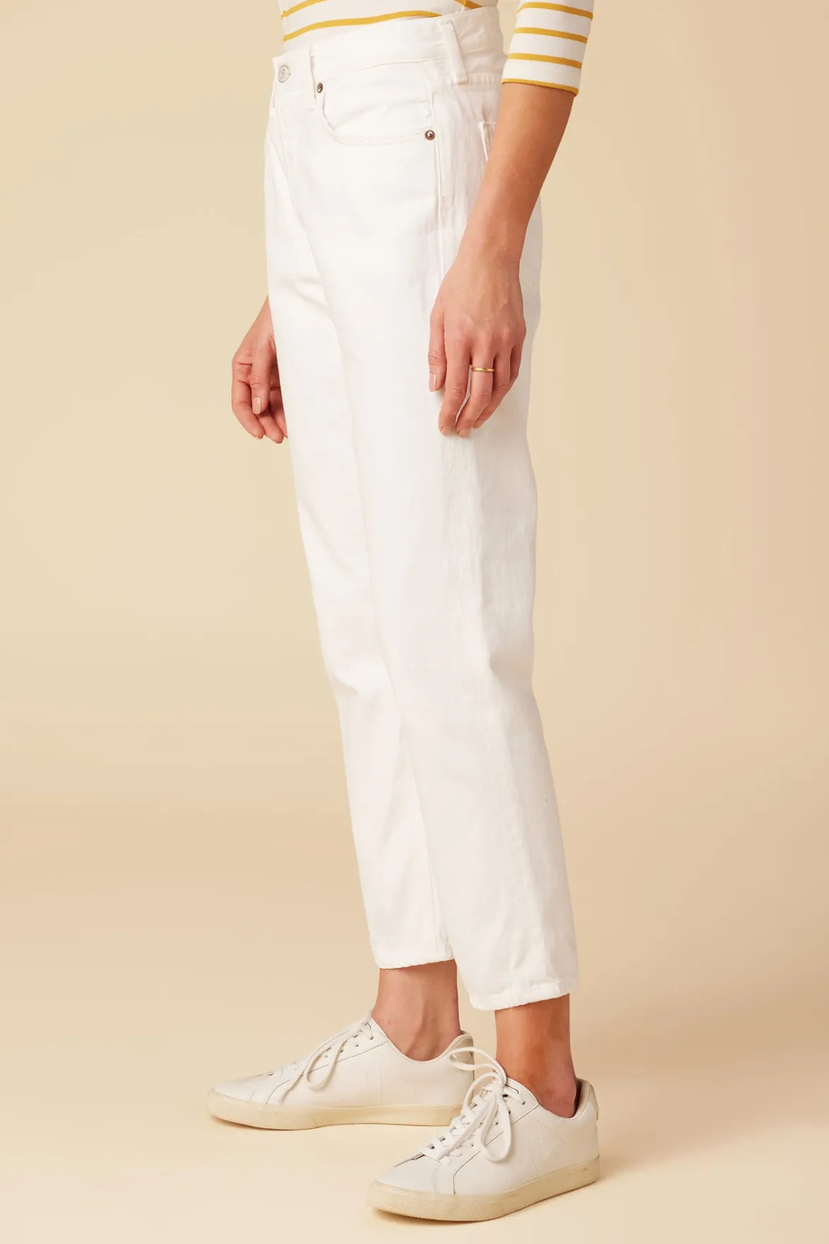 Denim|Pants^Amour Vert AGOLDE Parker Straight Crop Jean Milkshake