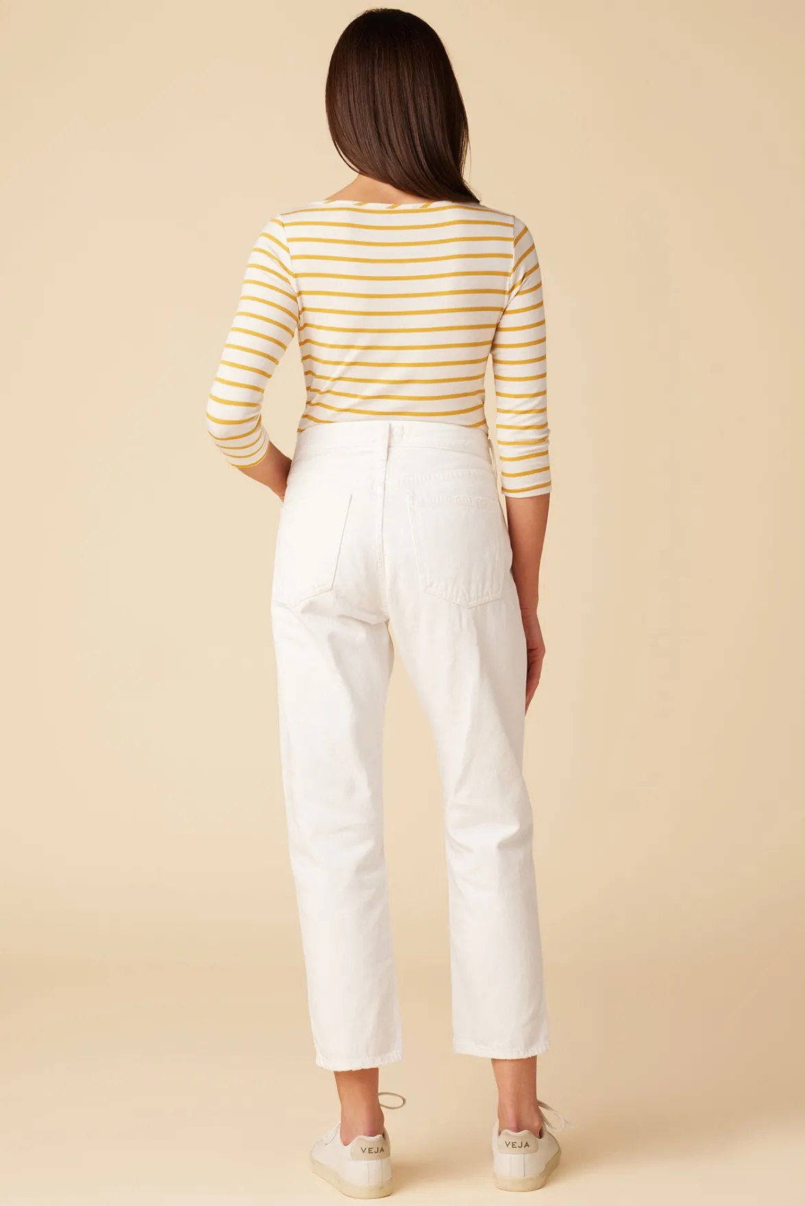 Denim|Pants^Amour Vert AGOLDE Parker Straight Crop Jean Milkshake