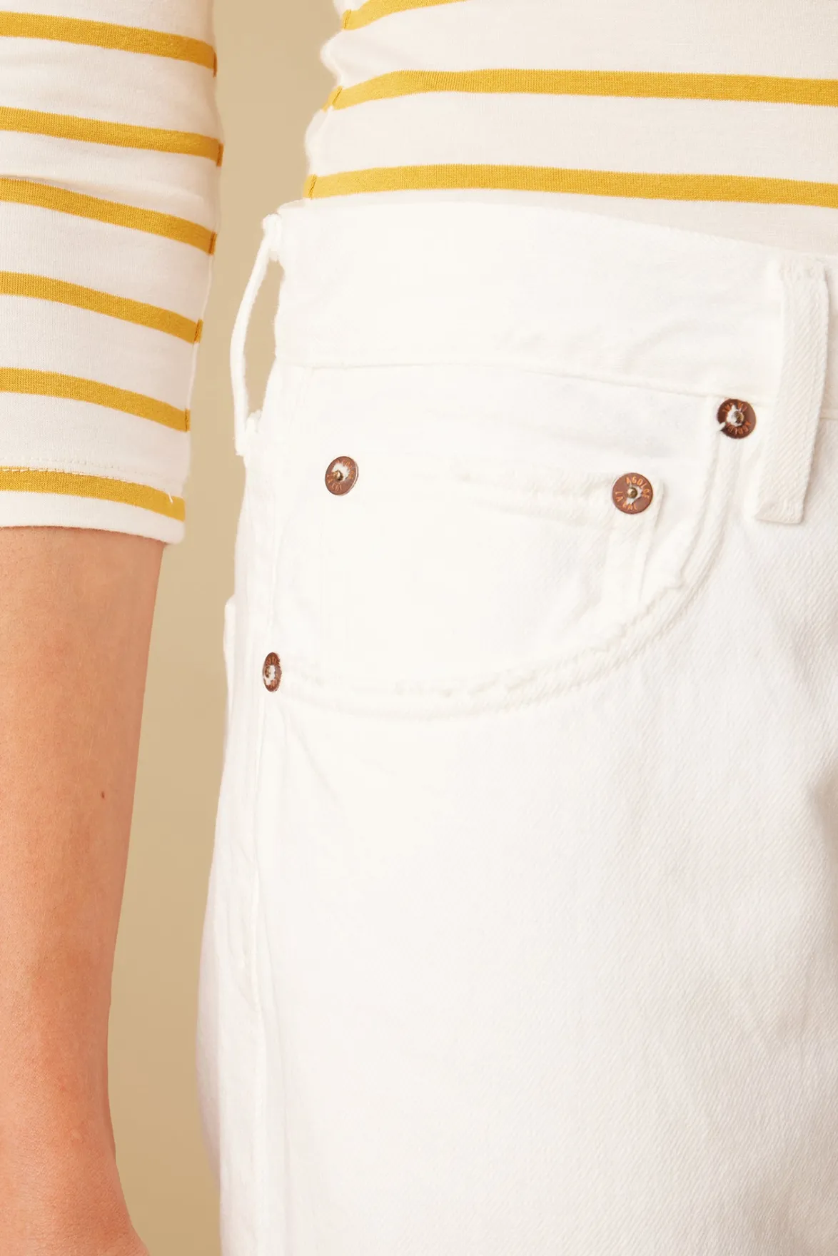 Denim|Pants^Amour Vert AGOLDE Parker Straight Crop Jean Milkshake