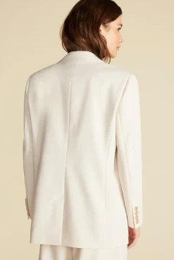 Jackets & Outerwear|Clearance^Amour Vert Alix Boyfriend Blazer Ivory