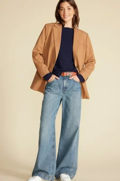 Jackets & Outerwear|Clearance^Amour Vert Alix Boyfriend Blazer Camel