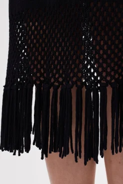 Skirts|Clearance^Amour Vert Alizee Crochet Skirt Black