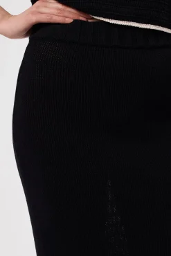 Skirts|Clearance^Amour Vert Alizee Crochet Skirt Black