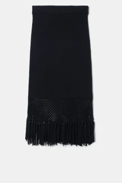 Skirts|Clearance^Amour Vert Alizee Crochet Skirt Black