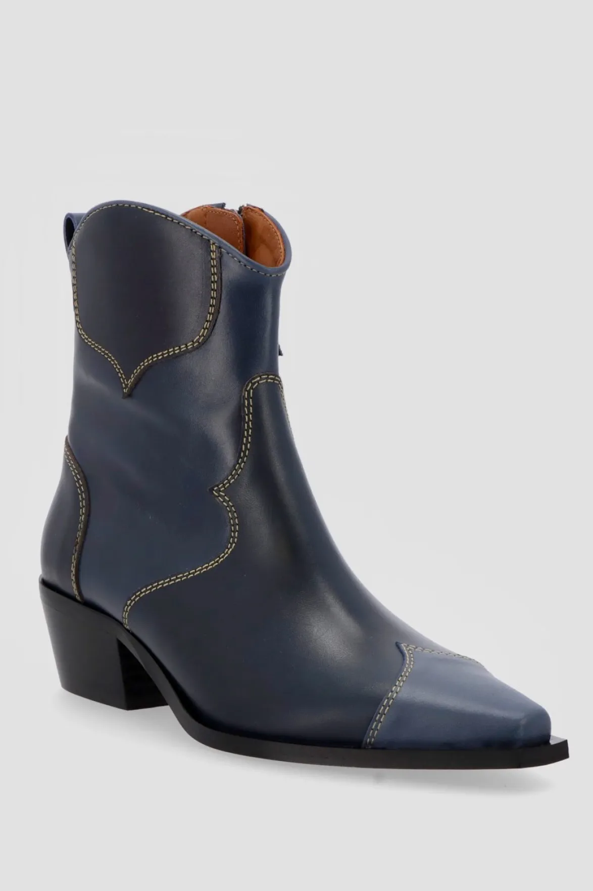 Clearance^Amour Vert Alohas Buffalo s Leather Ankle Boots Blue