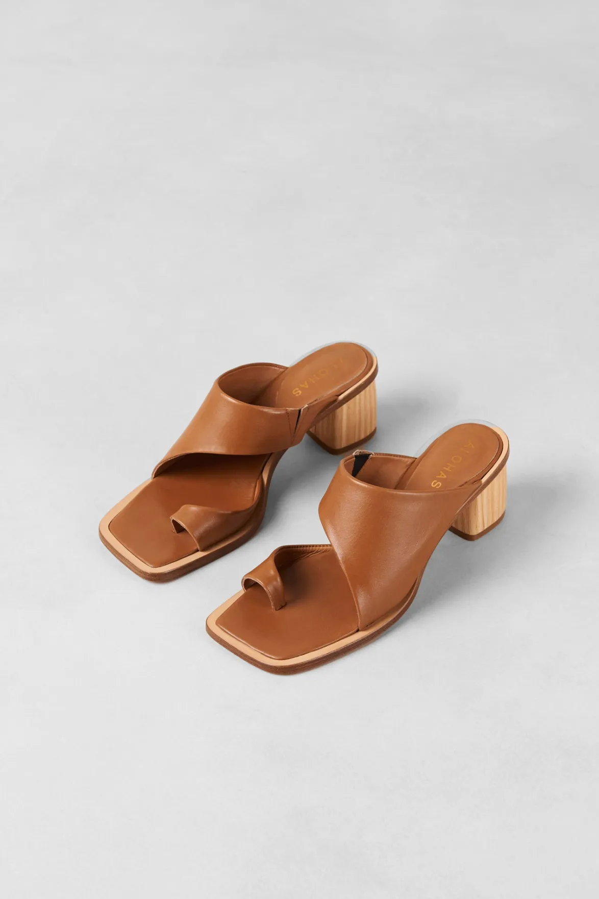 Shoes^Amour Vert Alohas Josie Leather Sandal Tan
