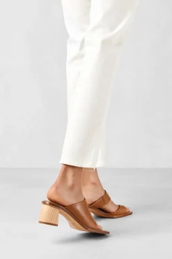 Shoes^Amour Vert Alohas Josie Leather Sandal Tan