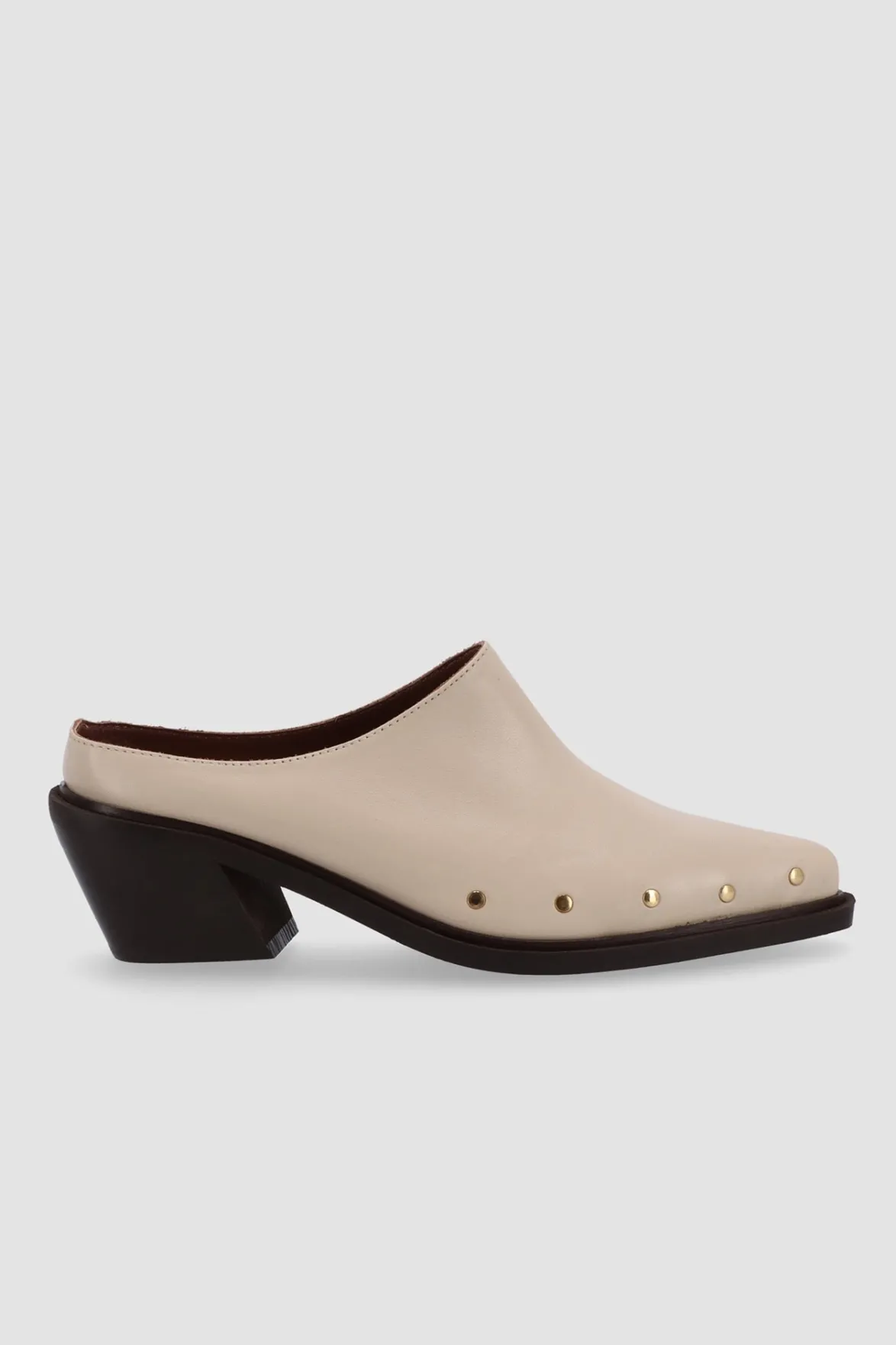 Clearance^Amour Vert Alohas Lorenzo Leather Mules Cream