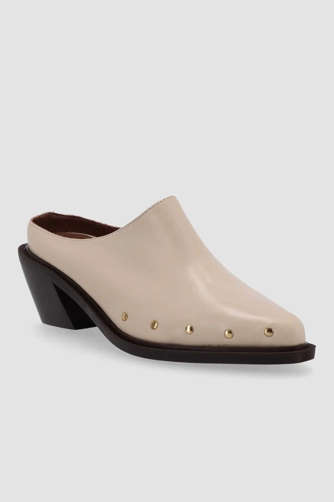 Clearance^Amour Vert Alohas Lorenzo Leather Mules Cream