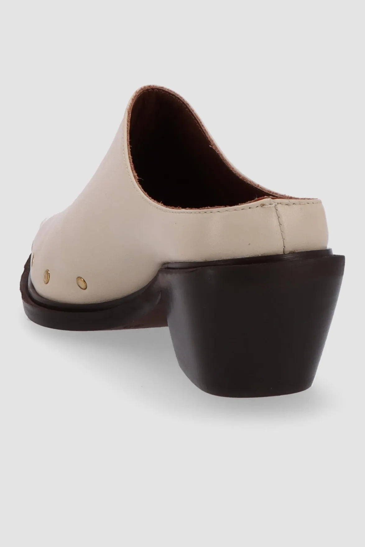 Clearance^Amour Vert Alohas Lorenzo Leather Mules Cream