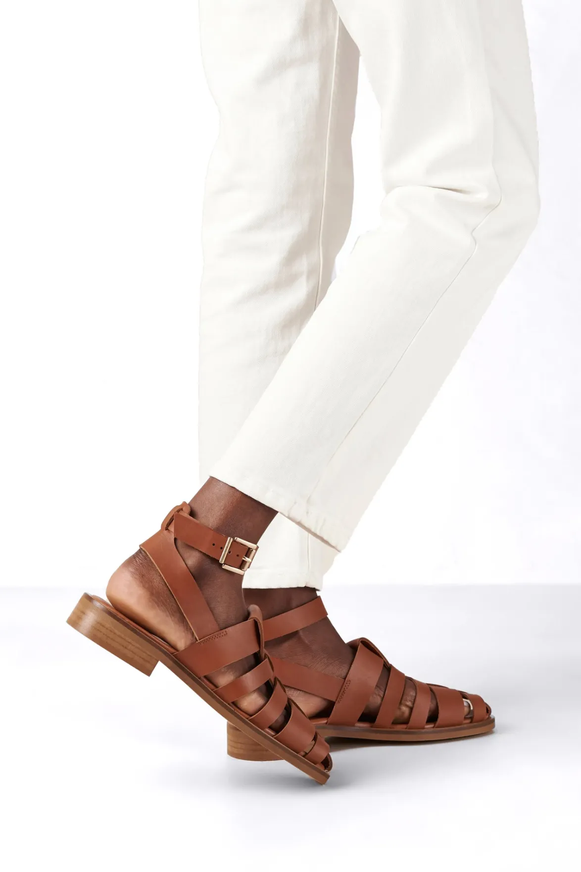 Shoes^Amour Vert Alohas Perry Fisherman Sandal Tan