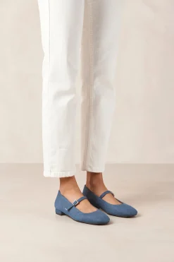 Shoes^Amour Vert Alohas Por Do Sol Leather Ballet Flats Denim
