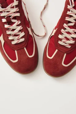 Shoes^Amour Vert Alohas Tb.490 Rife Leather Sneakers RifeSheenRed