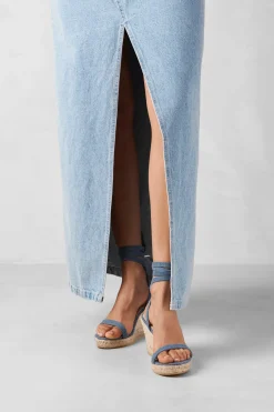 Shoes^Amour Vert Alohas Willa Leather Espadrille DenimBlue