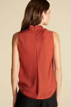 Tops^Amour Vert Ann Draped Tank Rust