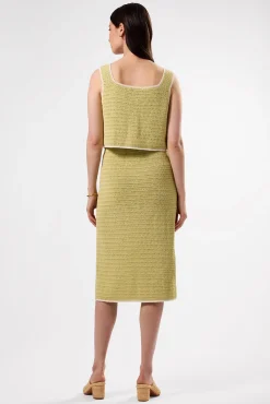 Tops|Clearance^Amour Vert Antibes Crochet Tank MelonIvory