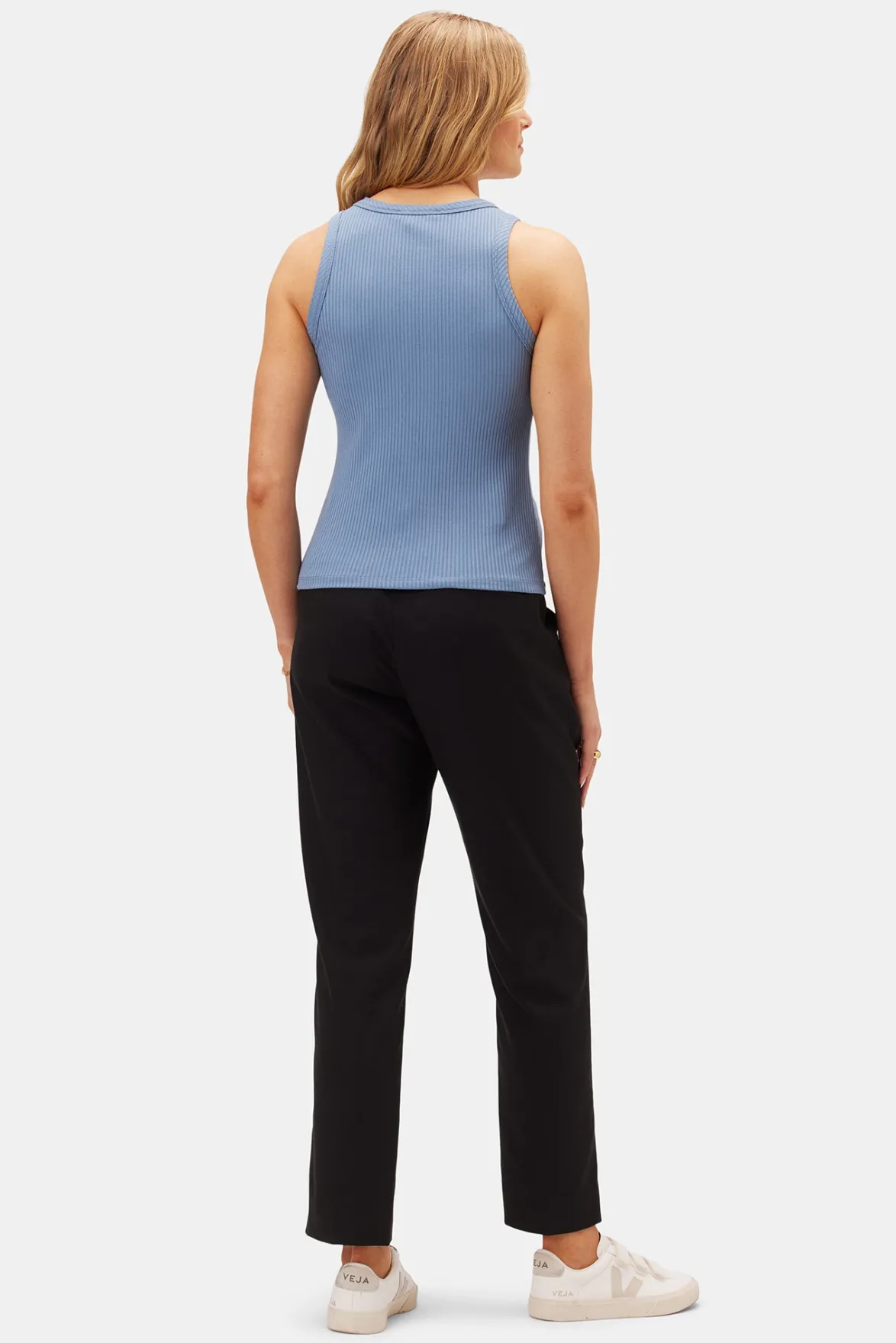 Tops|Clearance^Amour Vert Asmet Paris Rib Tank HorizonBlue