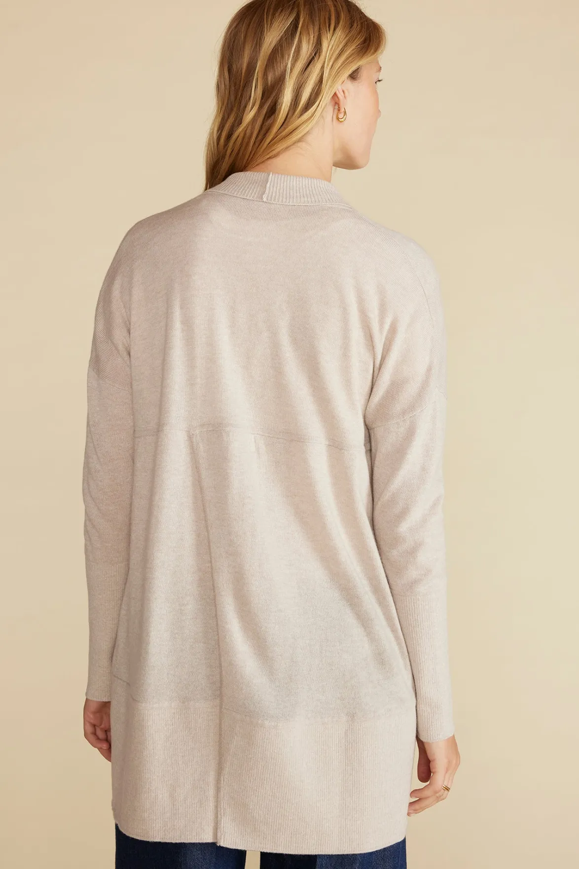 Sweaters & Cardigans|Clearance^Amour Vert Bailey Wool Sweater Coat OatmealBeige