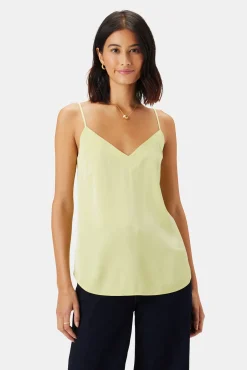 Tops|Clearance^Amour Vert Barlow Stretch Silk Tank Melon