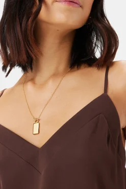 Tops|Clearance^Amour Vert Barlow Stretch Silk Tank Espresso
