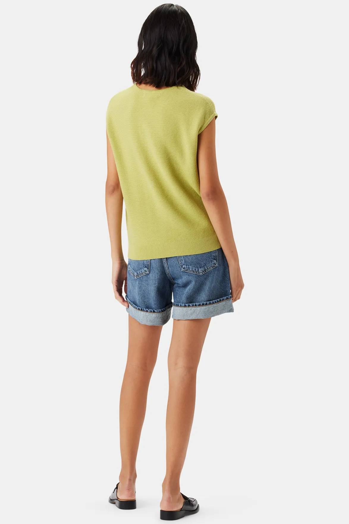 Tops|Clearance^Amour Vert Beline Knit Top LimeGreen
