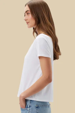 Tops|Tees^Amour Vert Berkeley Organic Cotton Tee White