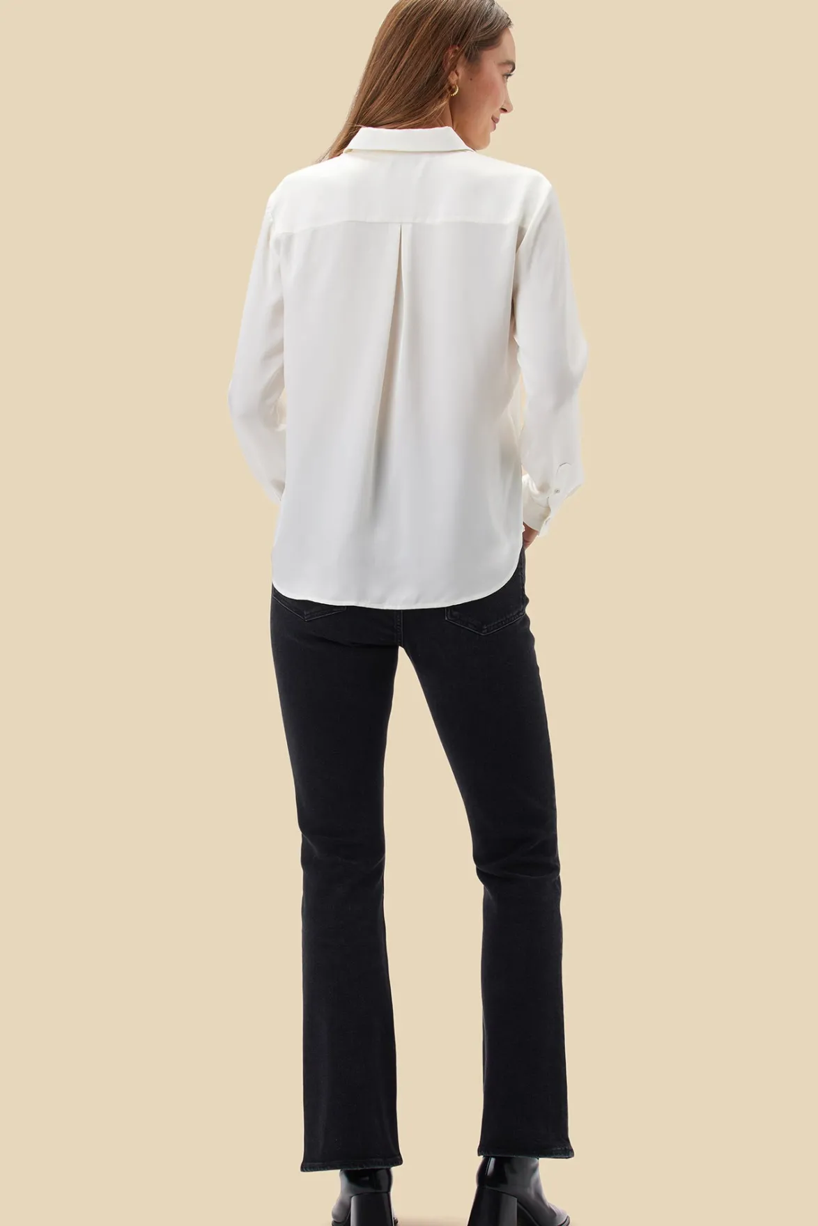Blouses & Shirts|Tops^Amour Vert Bixby Pocket Blouse Ivory