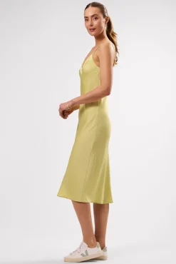 Dresses|Clearance^Amour Vert Briana Washable Silk Dress Melon