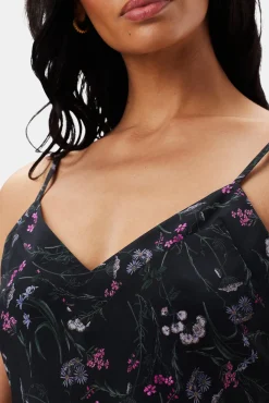 Dresses|Clearance^Amour Vert Briana Washable Silk Dress CarolineBlack