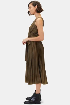 Dresses|Clearance^Amour Vert Cambria Dress BronzedOlive