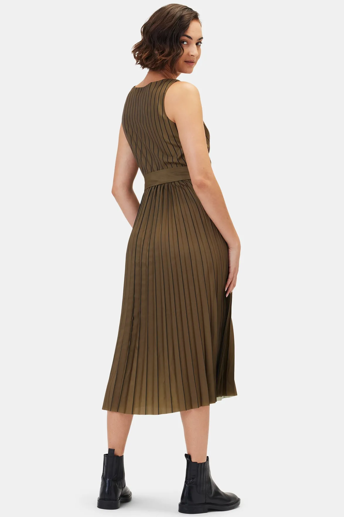 Dresses|Clearance^Amour Vert Cambria Dress BronzedOlive