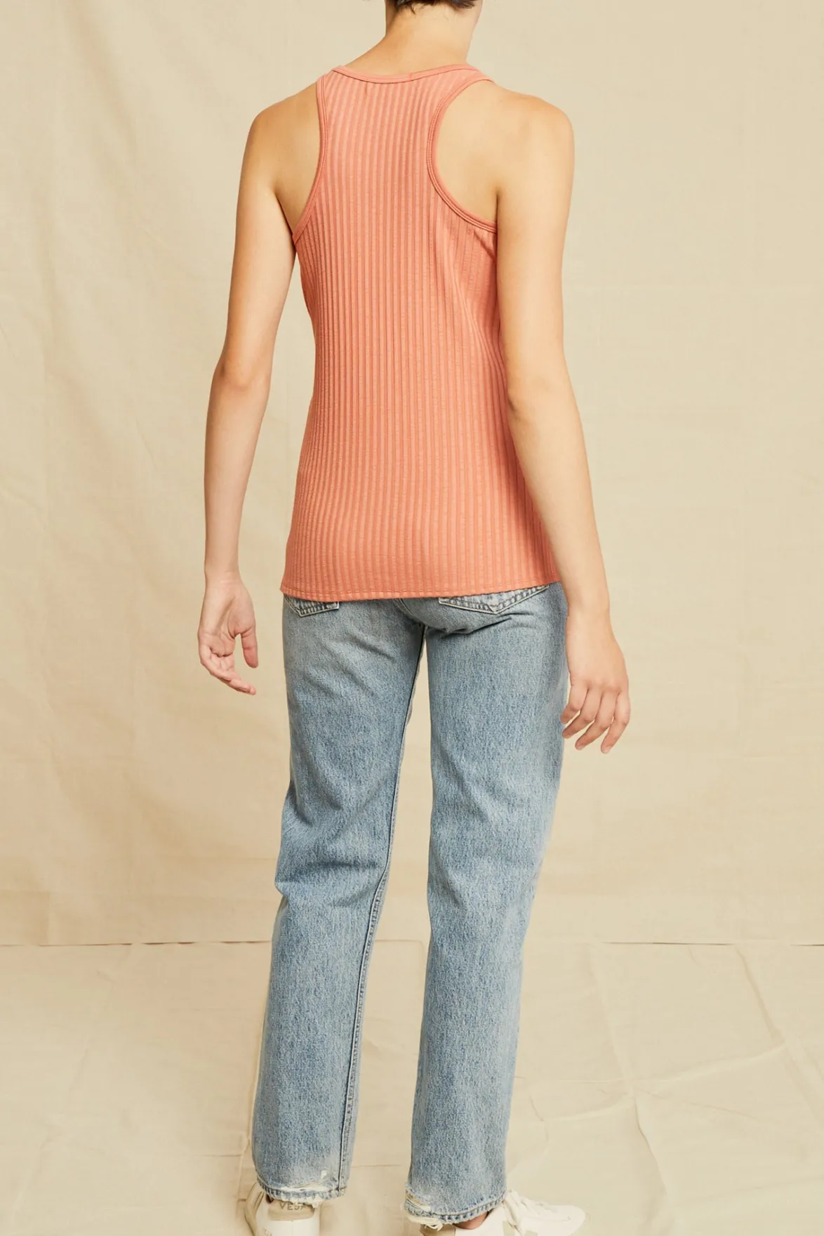 Tops|Clearance^Amour Vert Celeste Knit Tank Hibiscus