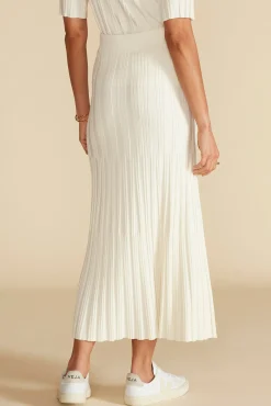 Skirts|Clearance^Amour Vert Cerise Knit Midi Skirt Ivory