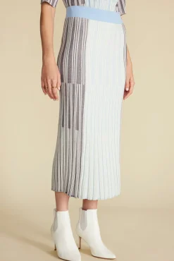 Skirts|Clearance^Amour Vert Cerise Knit Midi Skirt Multi