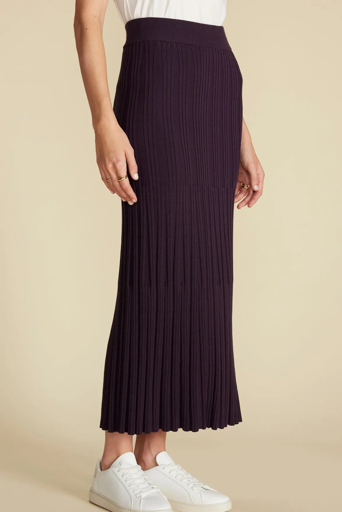Skirts|Clearance^Amour Vert Cerise Knit Midi Skirt PurpleFig