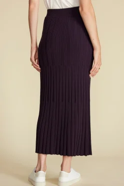 Skirts|Clearance^Amour Vert Cerise Knit Midi Skirt PurpleFig