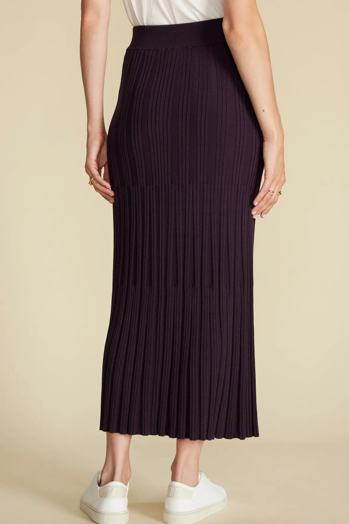 Skirts|Clearance^Amour Vert Cerise Knit Midi Skirt PurpleFig