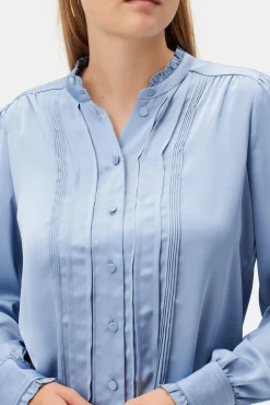 Tops|Clearance^Amour Vert Charlotte Blouse HorizonBlue
