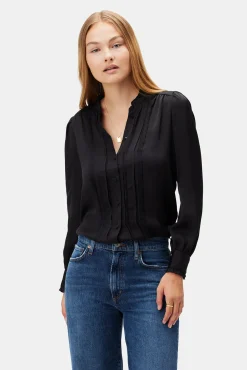 Tops|Clearance^Amour Vert Charlotte Blouse Black
