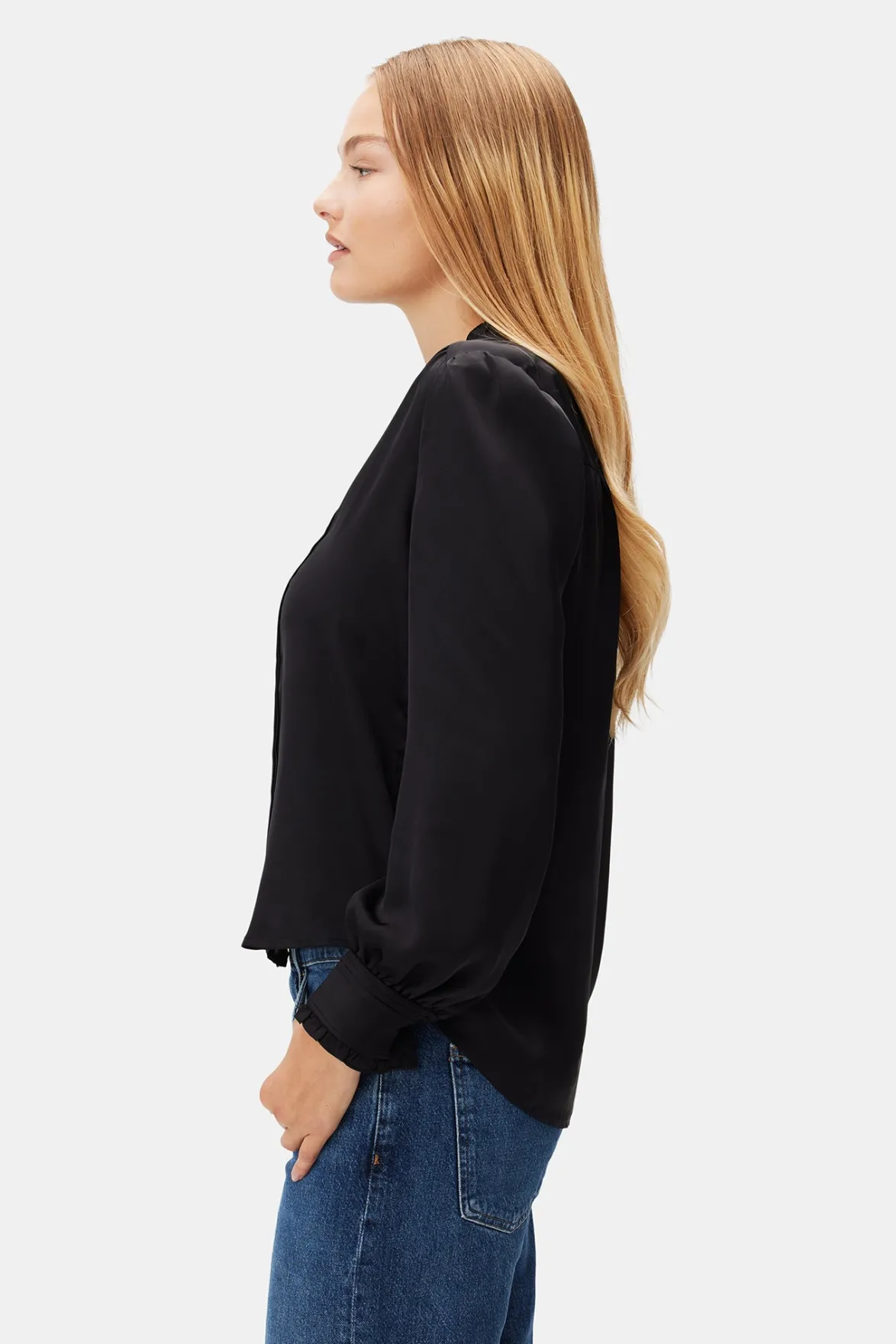 Tops|Clearance^Amour Vert Charlotte Blouse Black
